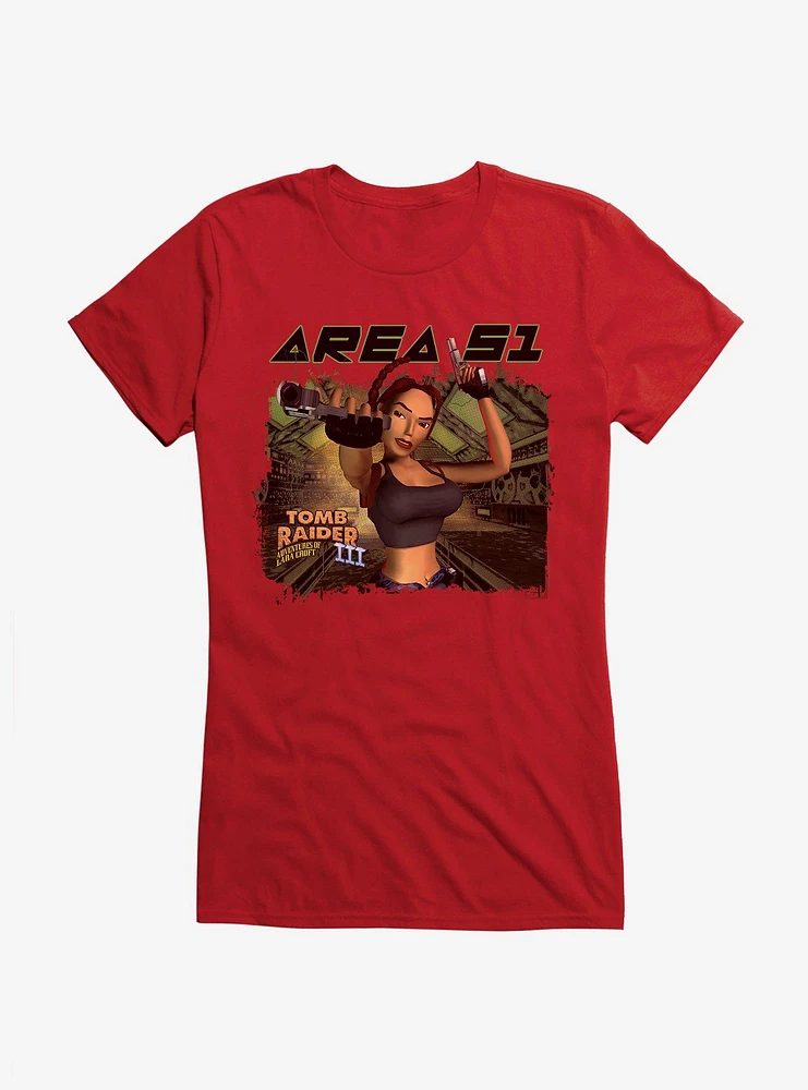 Tomb Raider III Area 51 Girls T-Shirt