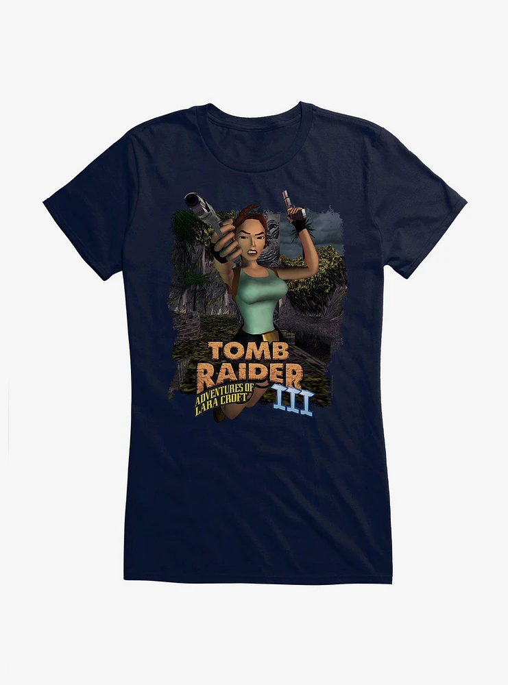 Tomb Raider III Jump Shot Girls T-Shirt