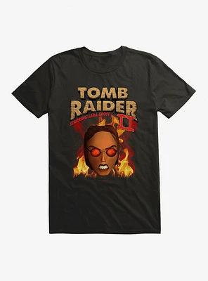 Tomb Raider II Lara Croft Flames T-Shirt