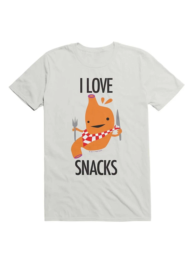 Stomach I Love Snacks T-Shirt