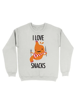 Stomach I Love Snacks Sweatshirt