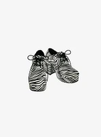 Platform Zebra Men's Shoes