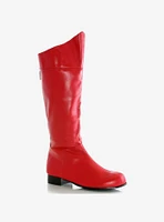 Super Hero Adult Red Boots