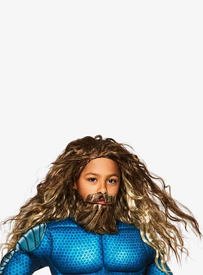 Aquaman and The Lost Kingdom Youth Wig & Beard Set