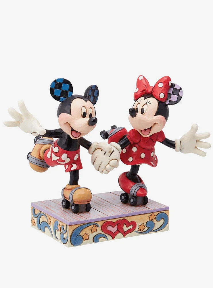 Disney Mickey & Minnie Roller Skating Figure