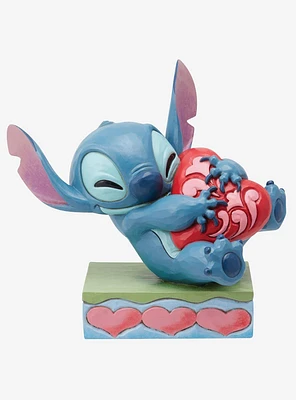 Disney Lilo & Stitch Hugging Heart Figure