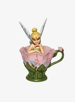 Disney Tinker Bell Sitting in Flower Figure