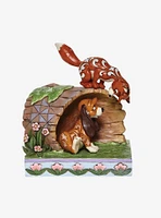 Disney The Fox and the Hound On Log Figure