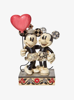 Disney Mickey and Minnie Heart Figure
