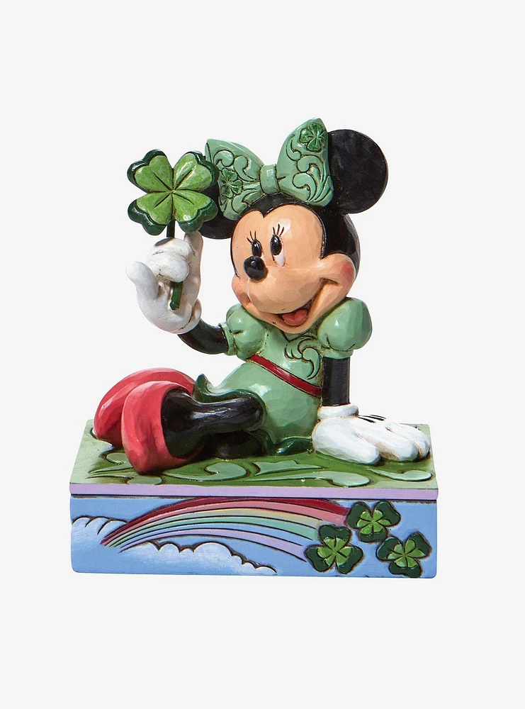 Disney Minnie Mouse Shamrock Personality Figure