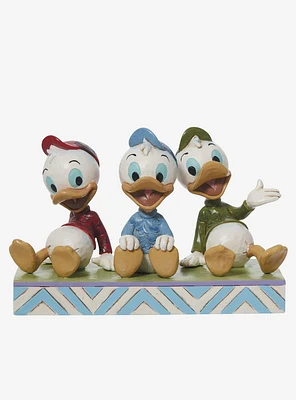 Disney Donald Duck Huey Dewey & Louie Sitting Figure