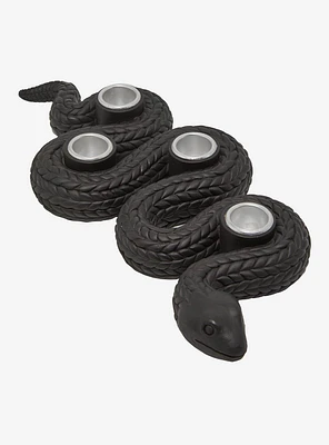 Black Serpent Candle Holder