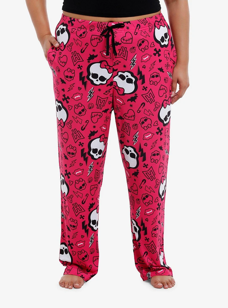 Monster High Skullette Icons Pajama Pants Plus