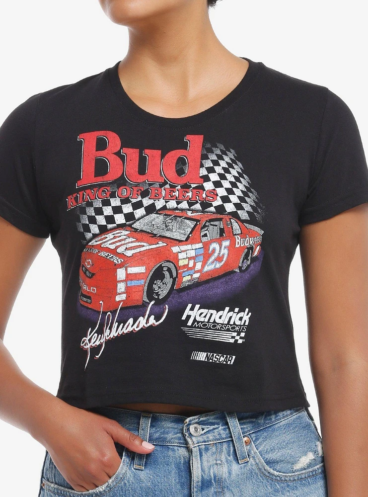 NASCAR Budweiser Girls Baby T-Shirt