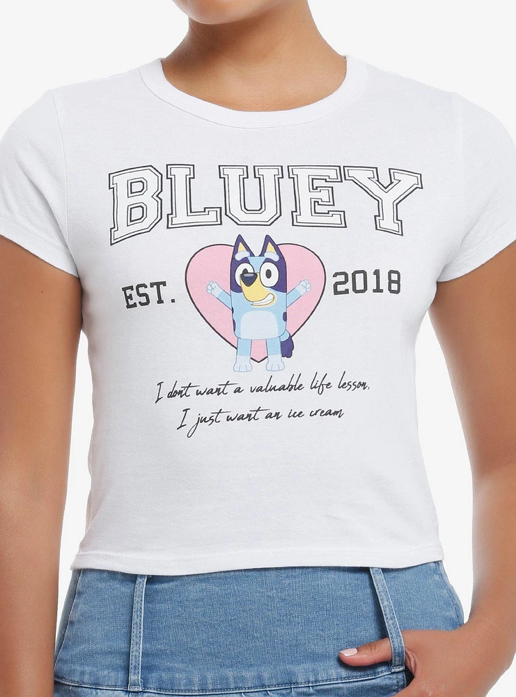 Bluey Varsity Girls Baby T-Shirt