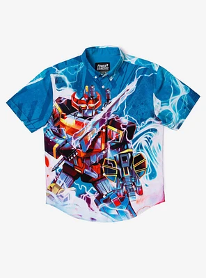 RSVLTS Mighty Morphin' Power Rangers "Megazord" Button-Up Shirt