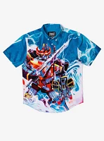 RSVLTS Mighty Morphin' Power Rangers "Megazord" Button-Up Shirt