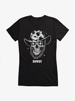 Howdy Cowboy Skull Girls T-Shirt