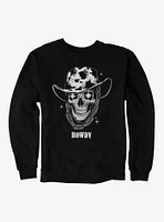Howdy Cowboy Skull Sweatshirt