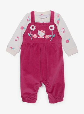 Sanrio Hello Kitty Rose Infant Long Sleeve Shirt and Overall Set — BoxLunch Exclusive