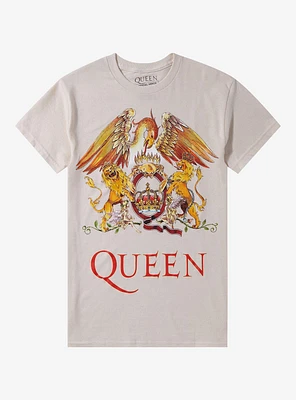 Queen Crest Boyfriend Fit Girls T-Shirt