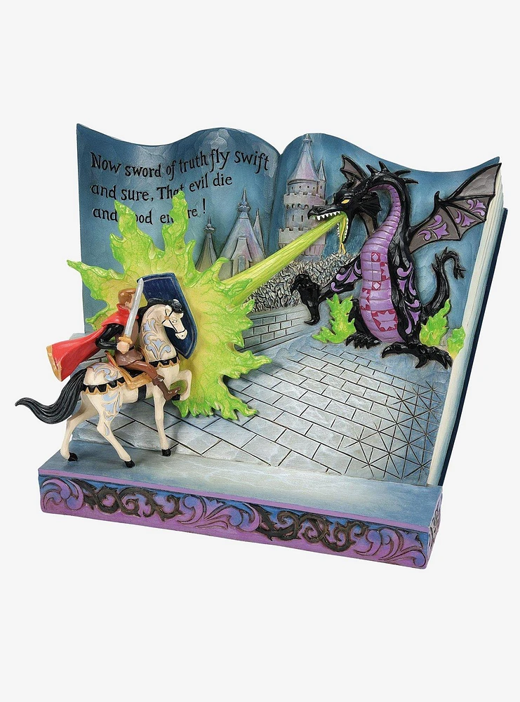 Disney Sleeping Beauty Prince Philip and Dragon Story Figure