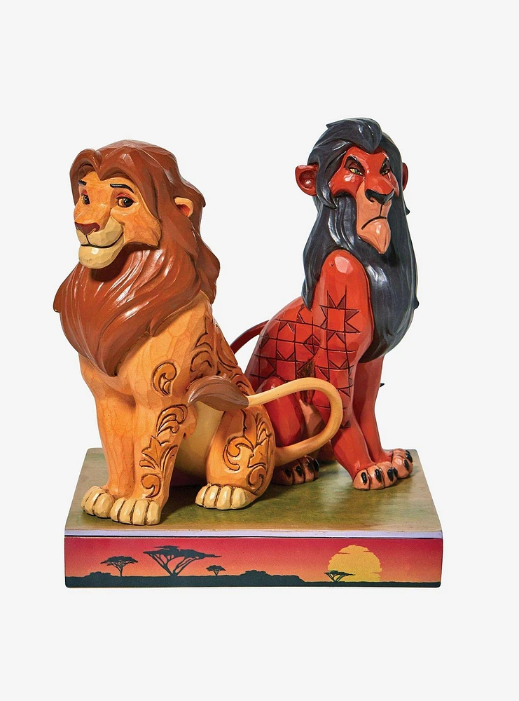 Disney The Lion King Simba and Scar Figure