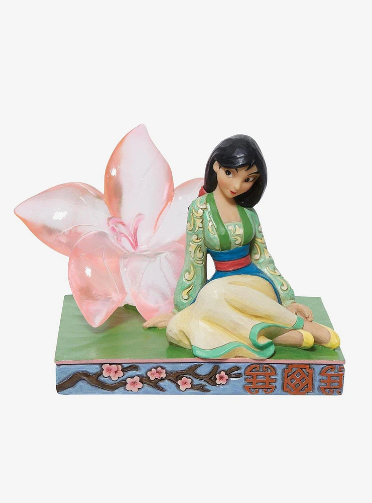 Disney Mulan Clear Resin Cherry Blossom Figure