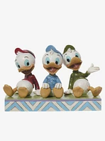 Disney Donald Duck Huey Dewey & Louie Sitting Figure