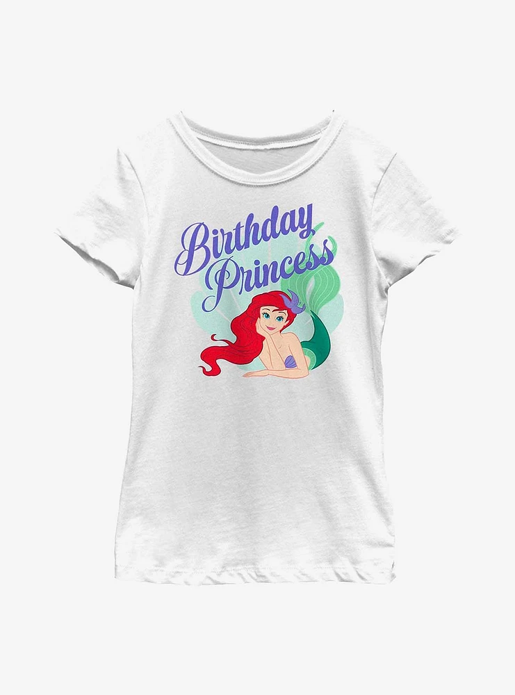 Disney Little Mermaid Ariel Bday Princess Youth Girls T-Shirt