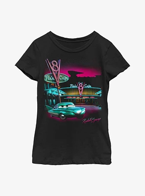 Disney Pixar Cars Flo's Place Youth Girls T-Shirt