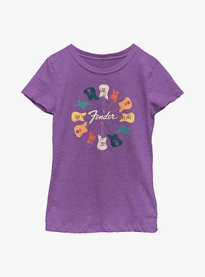 Fender Retro Kaleidoscope Youth Girls T-Shirt