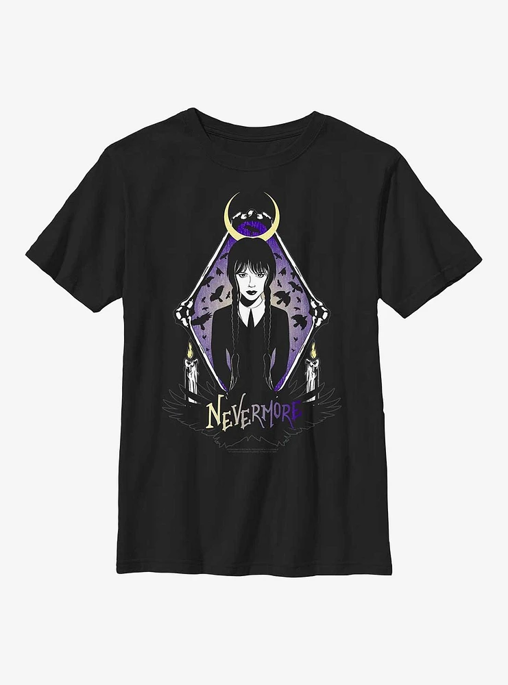 Wednesday Nevermore Youth T-Shirt