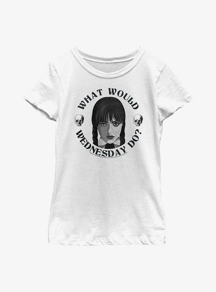 Wednesday What Would Do Youth Girls T-Shirt