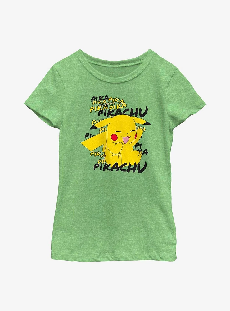 Pokemon Pikachu Cracks A Joke Youth Girls T-Shirt