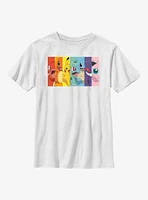 Pokemon Rainbow Split Face Youth T-Shirt