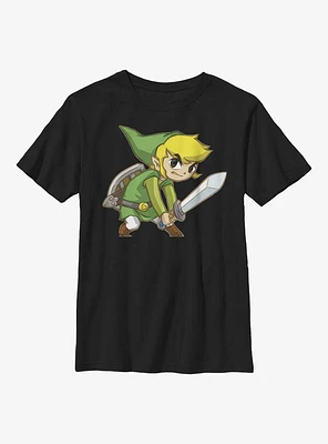 The Legend of Zelda Link Fight Stance Youth T-Shirt