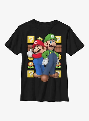 Nintendo Super Mario Duo Time Youth T-Shirt