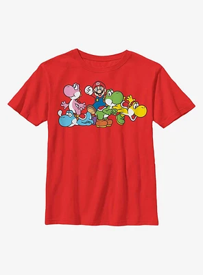 Nintendo Super Mario Yoshi Time Squad Youth T-Shirt