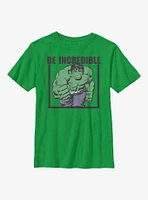 Marvel Hulk Be Incredible Box Youth T-Shirt