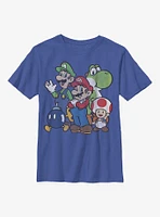 Nintendo Super Mario Squad Ready To Play Youth T-Shirt