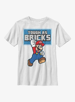 Nintendo Super Mario Tough As Bricks Youth T-Shirt