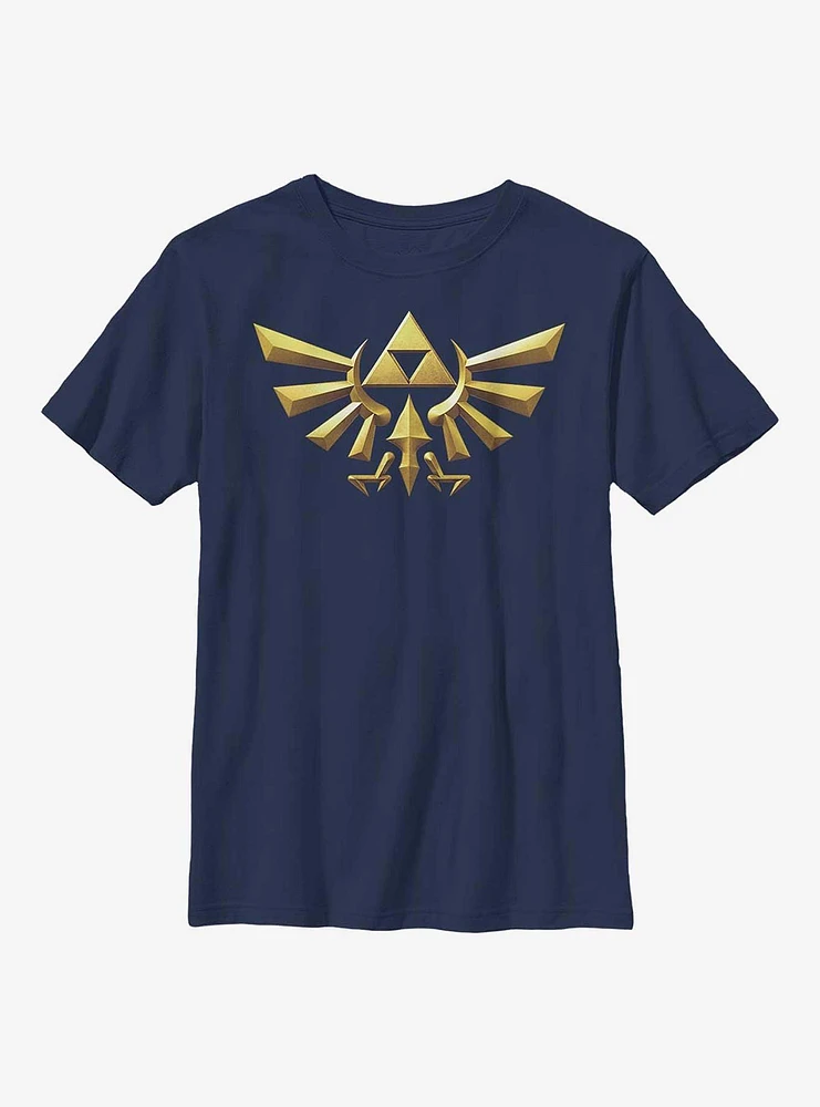 Nintendo Zelda 3D Crest Crew Youth T-Shirt