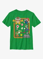 Nintendo Super Mario Collection Retro Squad Youth T-Shirt