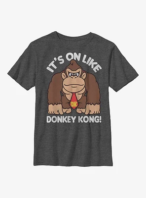 Nintendo Super Mario It's On Like Donkey Kong Youth T-Shirt