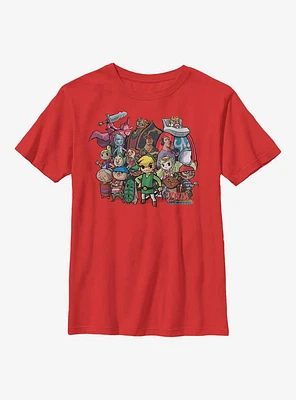 The Legend of Zelda Crew Cartoon Style Youth T-Shirt