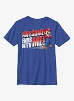 Nintendo Super Mario Awesome Ends With Me! Youth T-Shirt