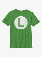 Nintendo Super Mario Luigi Icon Youth T-Shirt