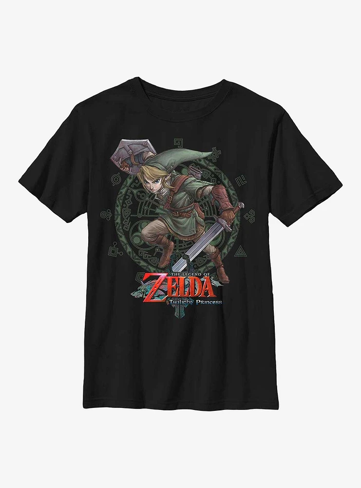 The Legend of Zelda Twilight Princess Link Youth T-Shirt