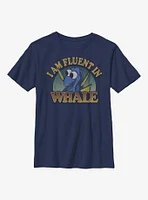 Disney Pixar Finding Nemo I Am Fluent Whale Dory Youth T-Shirt